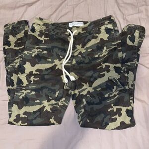 Indigo Wisdom Camouflage Cargo Joggers